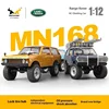 MN168 Rc Car 1:12 Range Rover RC Model Remote Control Car All Terrain Crossing Climbing Vehicle with Door Bridge Car Toy Gift 1