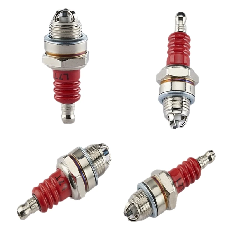 Spark Plug Three-sided Pole Spark Plug L7T 2 Stroke Electrode Gasoline Chainsaw Brush Cutter Engine 2500 3800 4500 5200 Replace Accessories