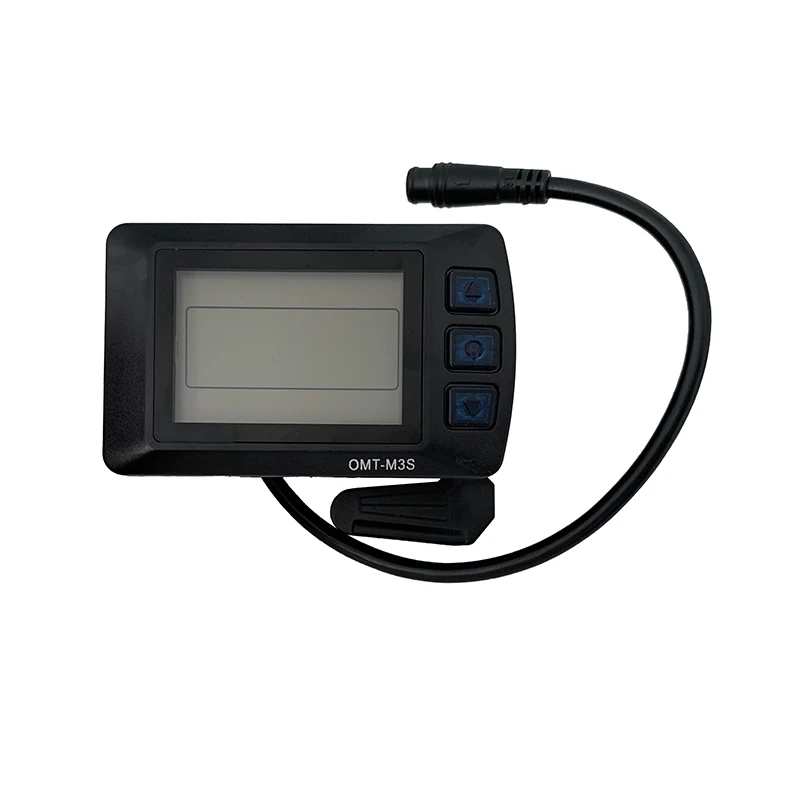 KEY-DISP 36V 48V Electric Bicycle LCD OMT-M3S Display Waterproof Cable Updated Parts Accessories Bafang Convertion Kits