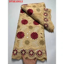 

Distinctive African water-soluble lace Cloth High End ​printing pattern suitable for ladies dress wedding Fabric DTSE10012 C