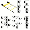 3 M 4 M 6 M Adjustable Agility Ladder Nylon Strap Jumping Ladder Fitness Football Training Equipment 5