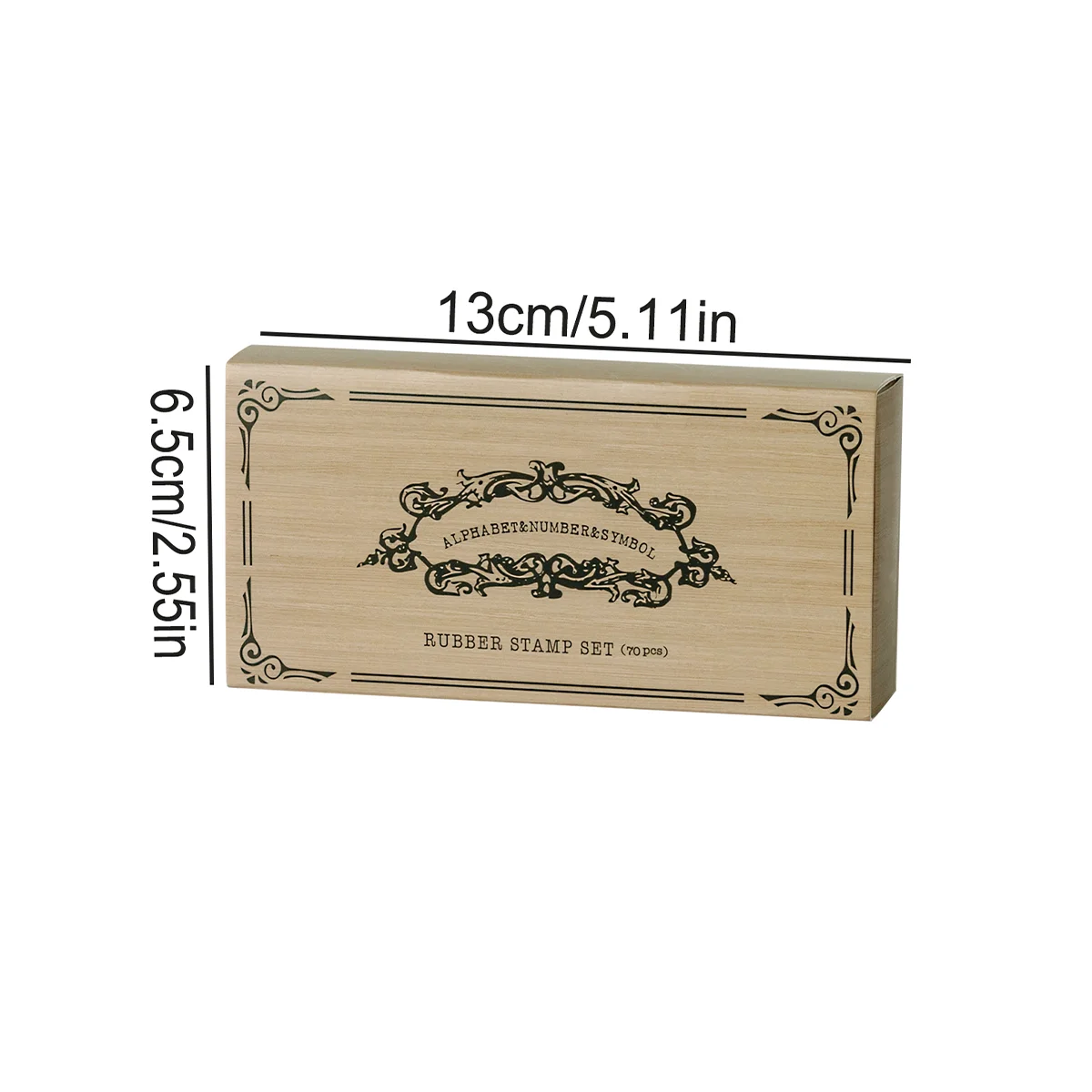 70 개/상자, 시간 퍼즐 스탬프 세트, 대문자 및 소문자 영어 문자 나무 인감, 선물 상자 핸드북 스탬프 선물로 -Freehip.co.kr