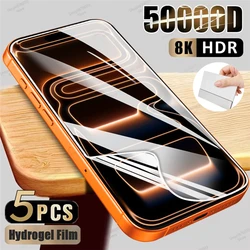 5PCS Hydrogel Screen Protector Film Set - Premium Phone Accessories - Hydrogel Film