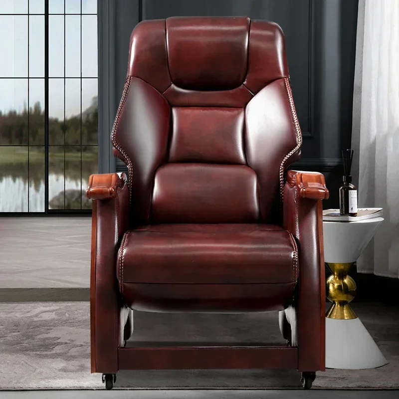 Boss Massage Office Chair Ergonomic Recliner Wheels Relax Relaxing Armchairs Library Fashion Cadeira Presidente Office Furniture mobile leather editor office chair armchair floor working relaxing hand chair revolving autofull fashion chaises office supplies