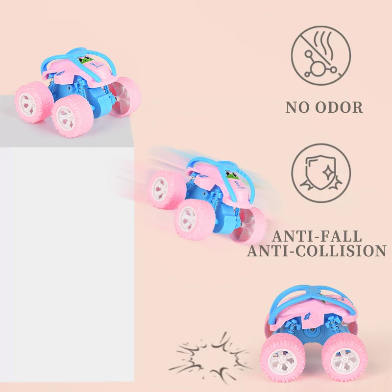 Inertia four-wheel drive off-road vehicle somersault resistance