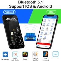 ELM327 BT5.1 PIC18F25K80 2PCB For Android For YAMAHA For HONDA OBD2 Connector For KAWASAKI 6pin Moto OBD 2 OBD Extension Cable - Image 4