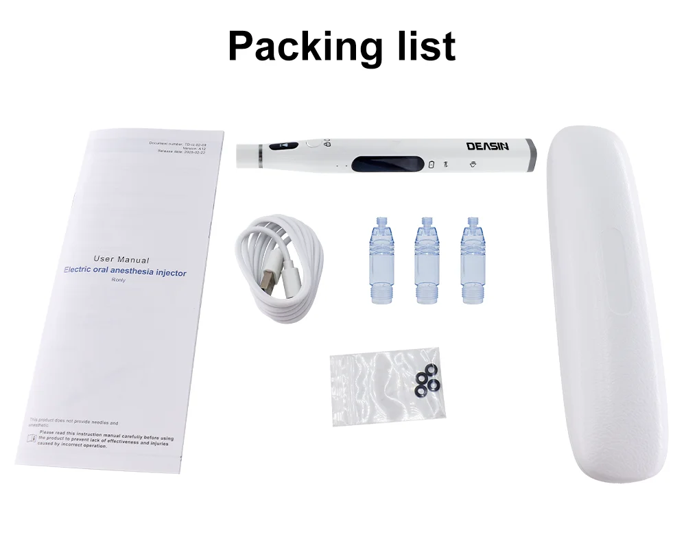 Dental Mini Oral Anesthesia Injector Booster With LCD Display Painless Local Anestheisa Injector No Pain Wireless Oral Injection