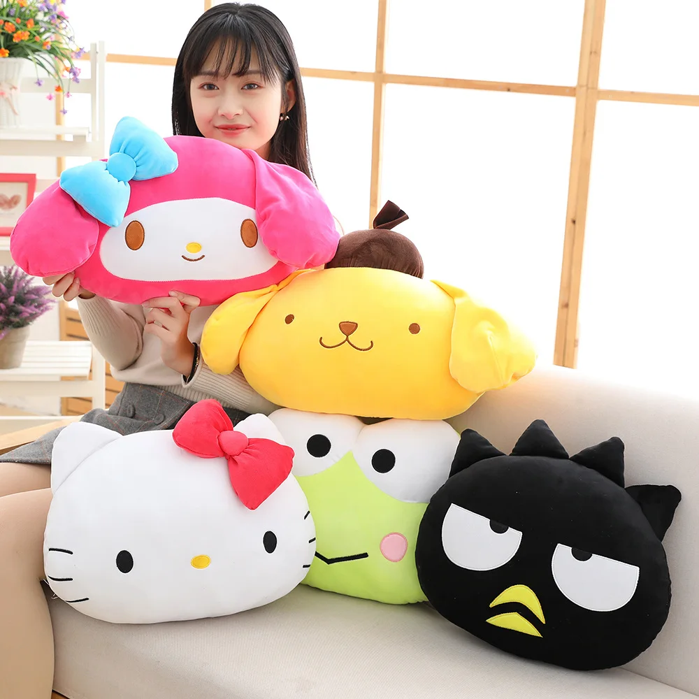 

Sanrio 38 см милая плюшевая игрушка моя мелодия красивый диван декоративная подушка Hello Kitty Keroppi Kawaii Аниме Плюшевые рождественские подарки для девочки