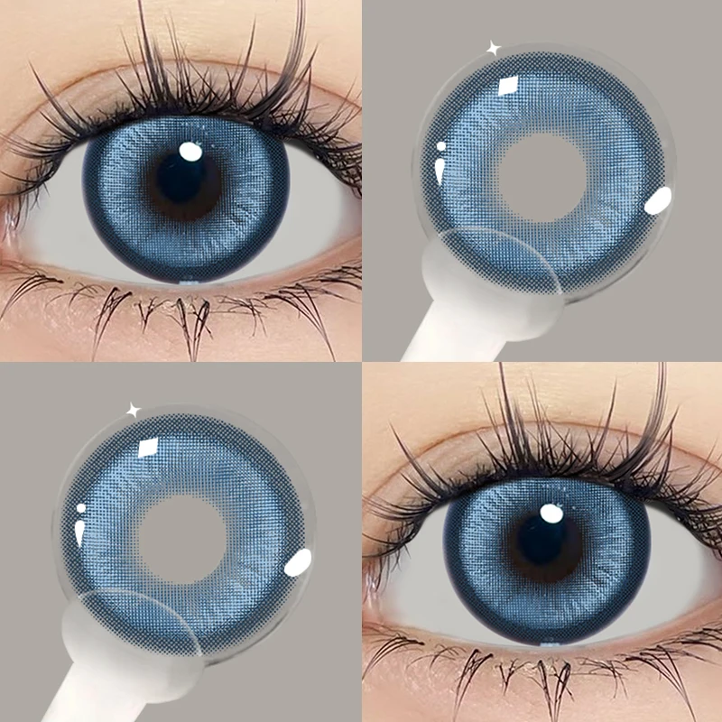 JeweLens Blue Color Cosplay Contact Lenses - Vibrant Big Eyes Effect, Premium Quality, Fast Shipping