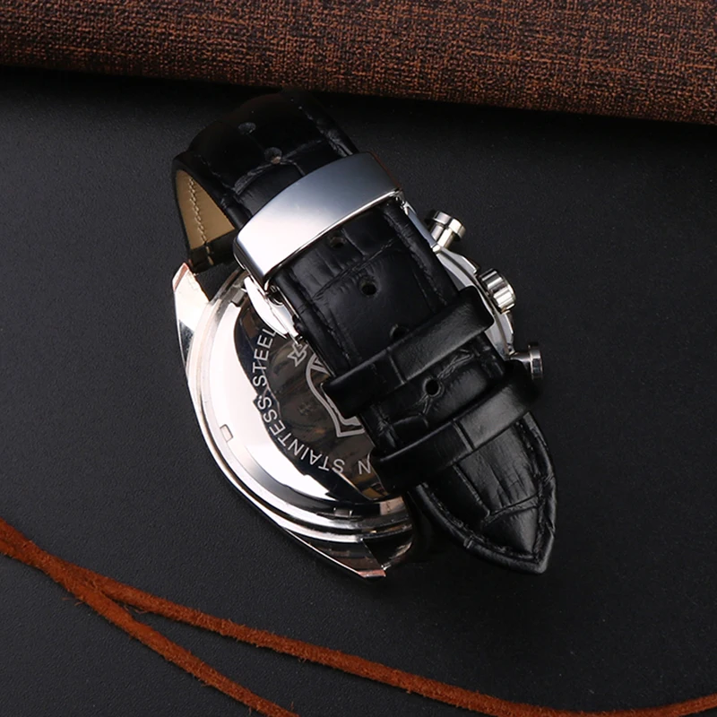 Convex leather watchband for LV watch tambour series strap men and women's  21 * 12mm Wristband Bracelet quick release series _ - AliExpress Mobile