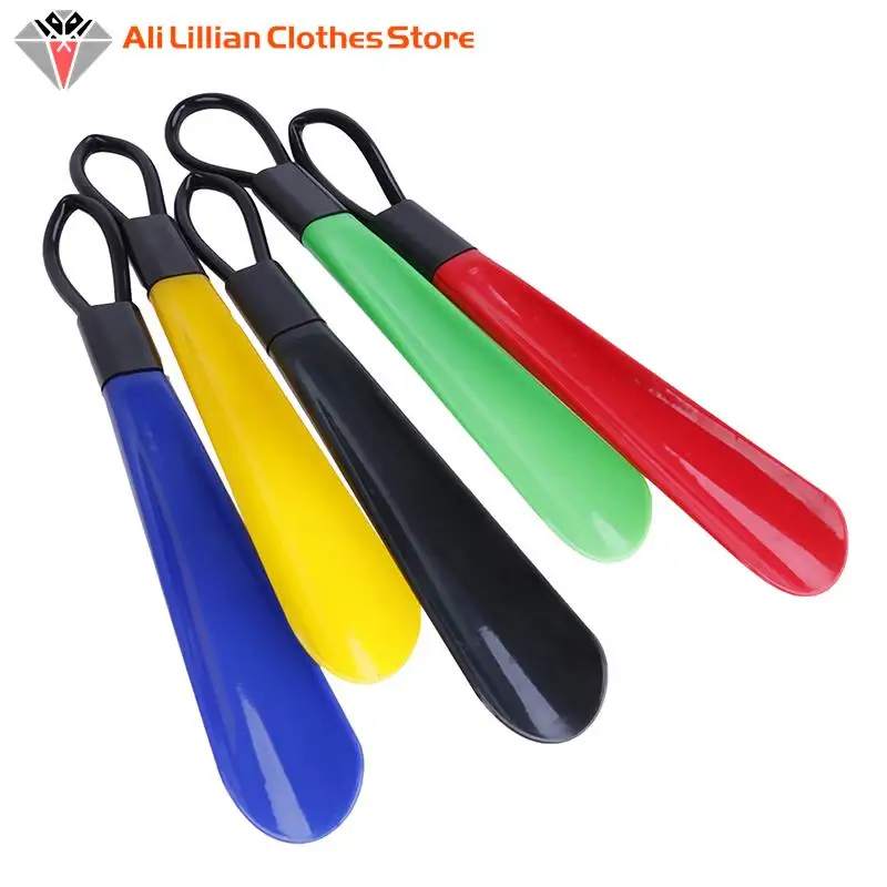 

1PCS 28.5CM Shoe Horns Professional Plastick Shoe Horn Spoon Shape Shoehorn Shoe Lifter Flexible Sturdy Slip 5Colors