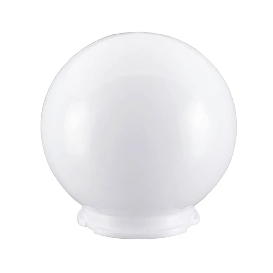 Twist Lock Neck  White Acrylic Shade Replacement Lamp Post Globe Cover for Outdoor Front Porch Light Landscape Light PMMA Shade 4