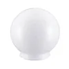 Twist Lock Neck  White Acrylic Shade Replacement Lamp Post Globe Cover for Outdoor Front Porch Light Landscape Light PMMA Shade 4