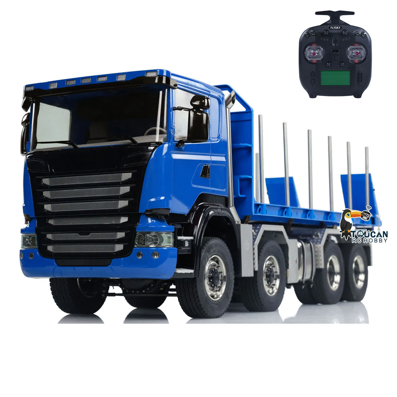 1/14 RC Hydraulic Metal Dump Truck 8x8 3-speed Gearbox Dumper Car Differential Lock Axles Tipper Truck Model Toy Gift 2