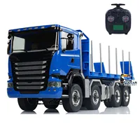 1/14 RC Hydraulic Metal Dump Truck 8x8 3-speed Gearbox Dumper Car Differential Lock Axles Tipper Truck Model Toy Gift 2
