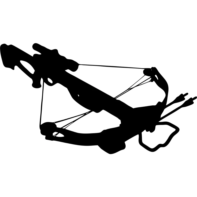 

CS12226# Crossbow Deer Zombie Hunting Walking Dead Car Truck Window Waterproof Vinyl Decal for Auto Styling on Bumper