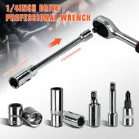 Camecho-Kit d'outils de réparation de voiture, kit d'outils de réparation de voiture, jeu de douilles, cliquet, couple, Wrlike, ChlorAuto, 53 pièces par ensemble, 1/4 pouces 2