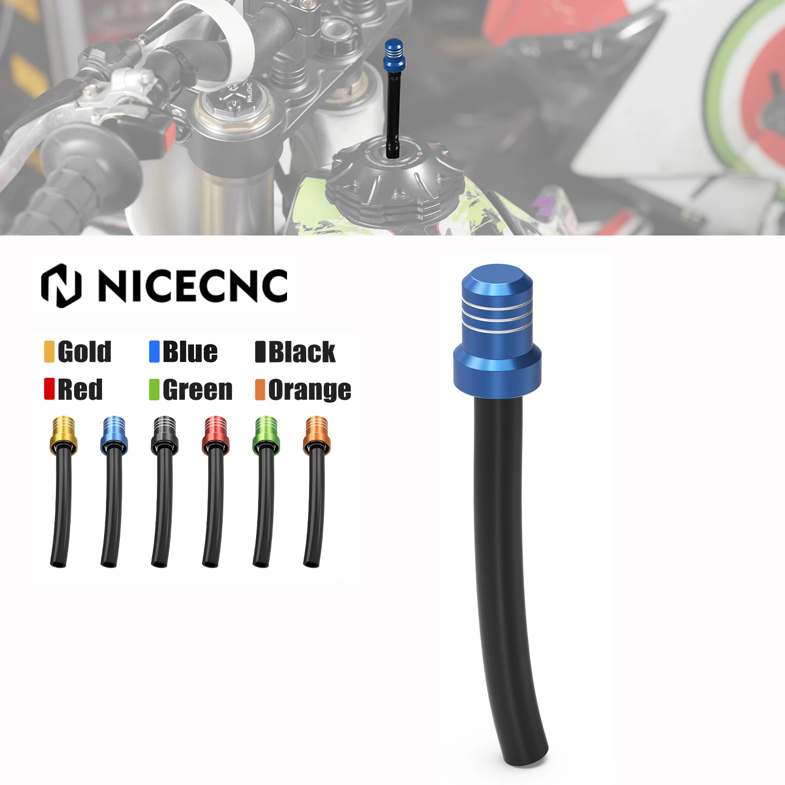 Motorcycle fuel tank air vent gas cap oil vent For Yamaha YZ WR 125 250 80 85 250F 450F 250X KTM EXC 300 GasGas EC 300 For Husqvarna TE300