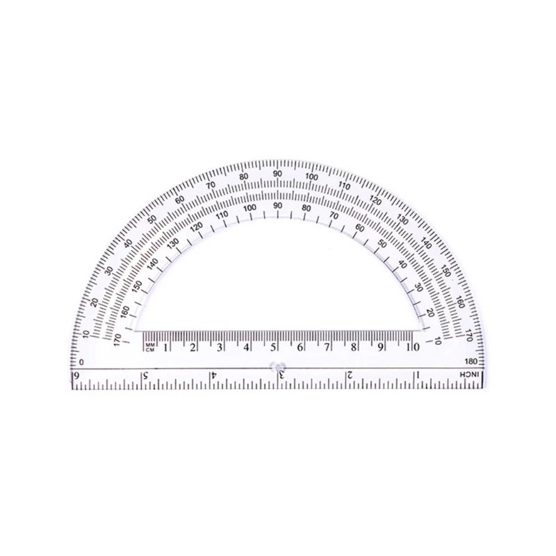 180도 돌출 자 6 인치 명확한 기기기구 측정 도구