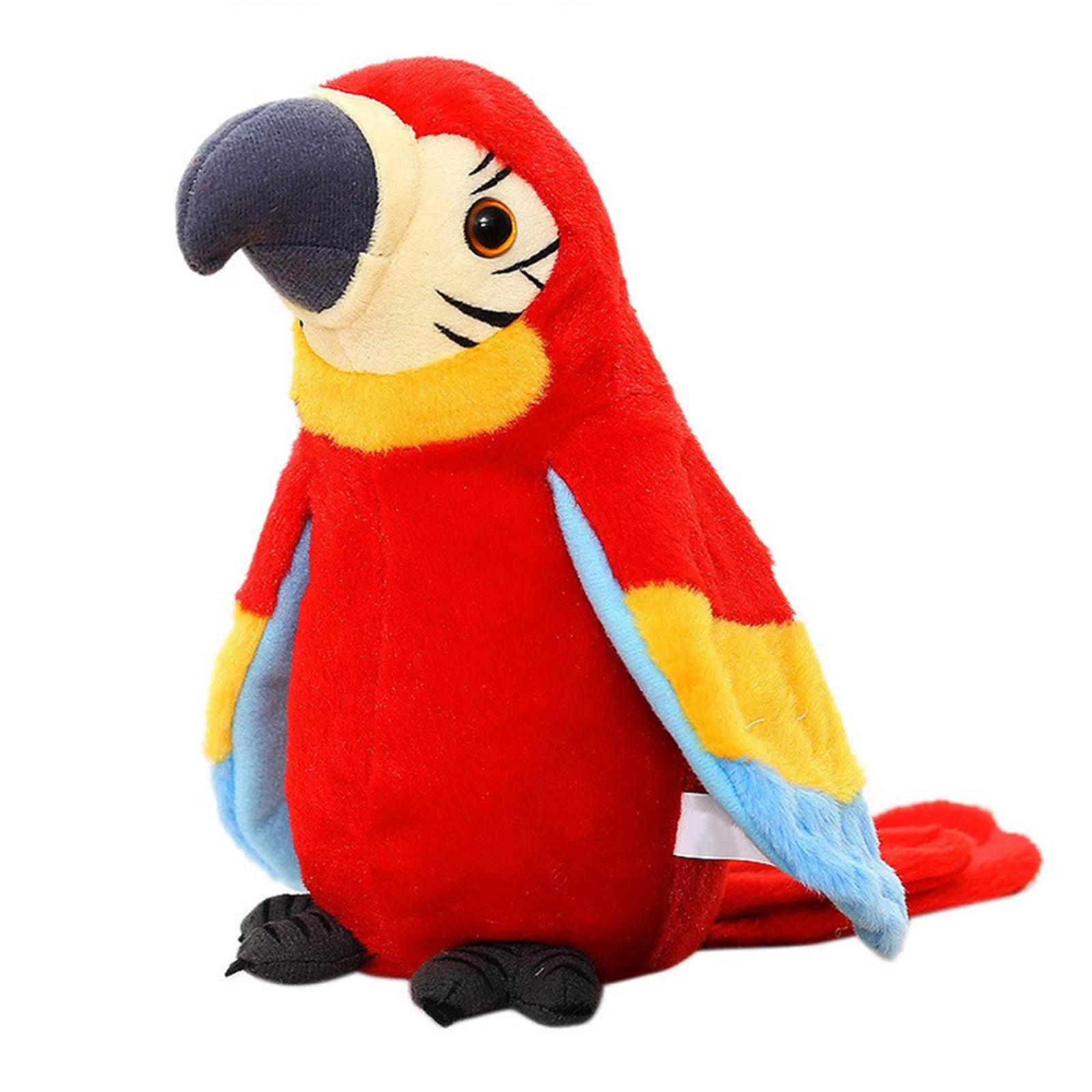 Talking Parrot Toy Mimicry Pet Speaking Plush Toy Repeat What You Say Waving Wings Electronic Record Bird Stuffed Animal pet toys,pet bird toy