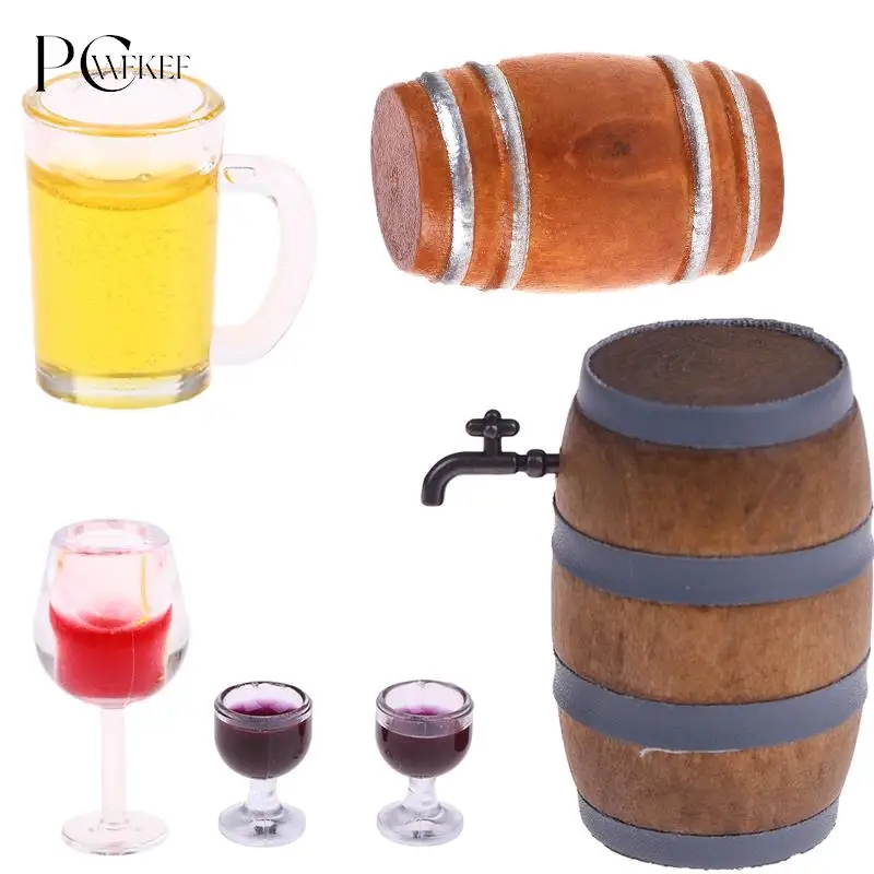 Tonneau à Vin Miniature En Bois - Décoration Bar, Capacité 1L, Design Compact