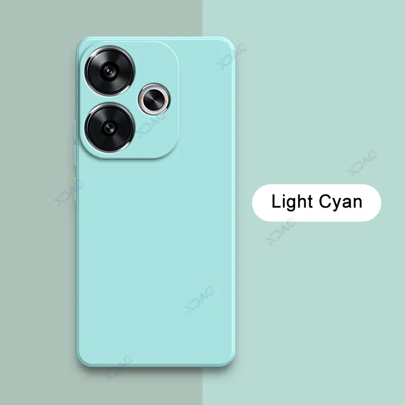 Premium Liquid Silicone Shockproof Phone Case - Full Protective Soft Back Cover for Xiaomi POCO F6 Pro 5G