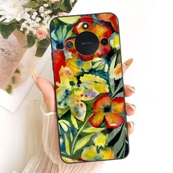 For Honor X9c Smart Pretty Daisy Sunflower Liquid Silicone Protective Case (TYhei2295)