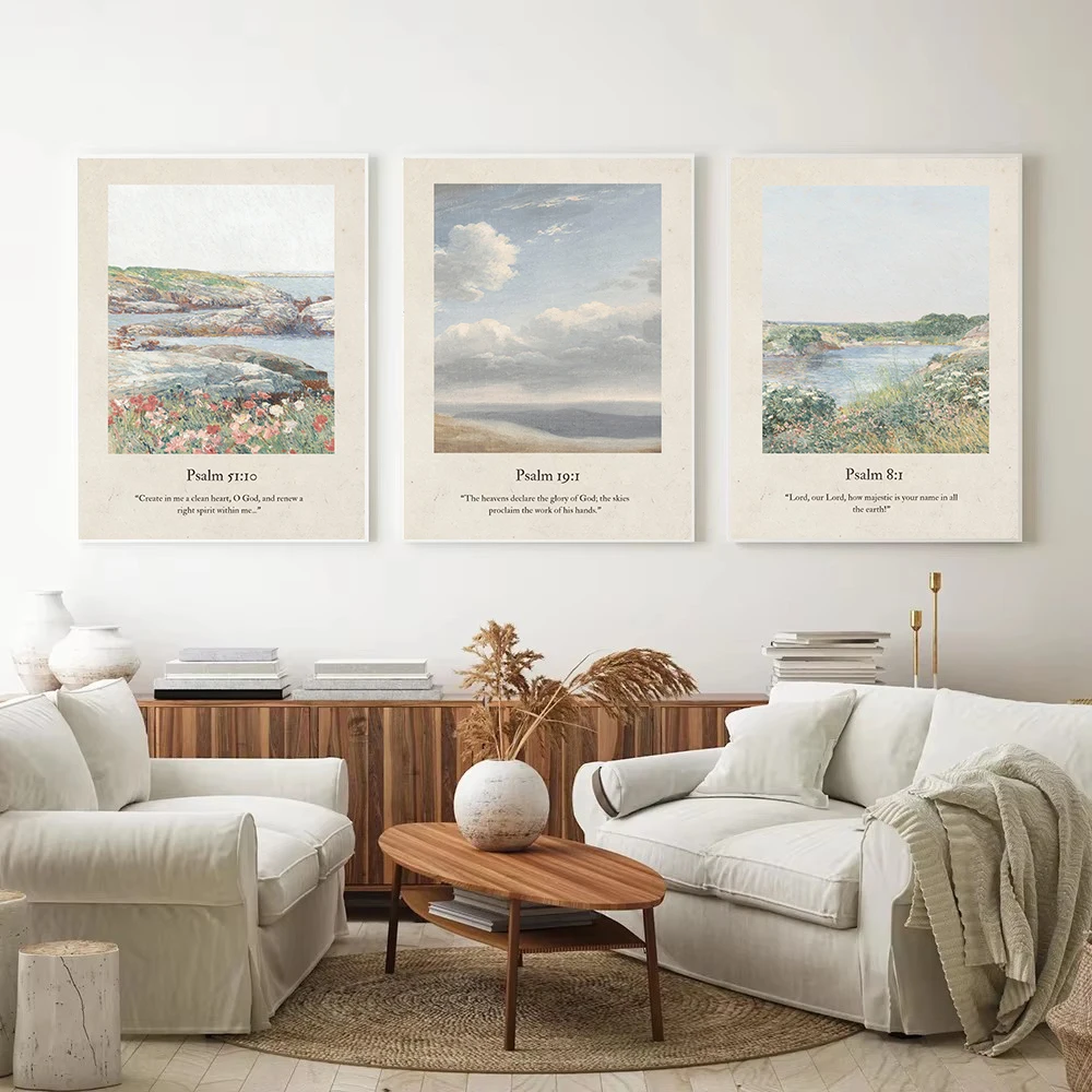 Psalms Scripture Inspirational Quote Canvas 5