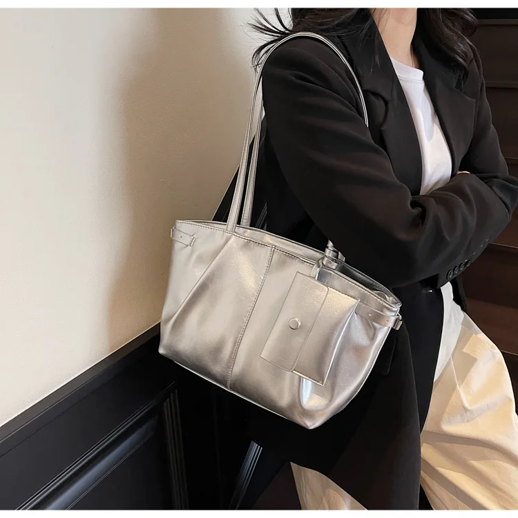 JIAERDI Harajuku Pink Shoulder Bags Women 2025 New Trendy Large Capacity Tote Bag Purse Female Leather Y2k Handbag Aesthetic