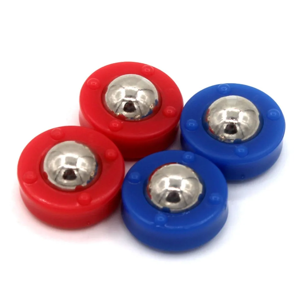 4/8Pcs Roller Balls Multi Function Shuffleboard Tabletop Mini Replacement Pucks For Shuffleboard Table Football Indoor Games