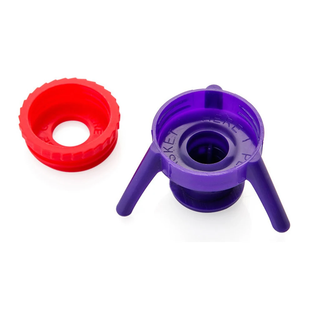 6Pcs Bottle Emptying Flip Kit Bottle Stand 3 Sizes Liquid Emptying Kit Upside Down Dispenser Cap for Most Bottles