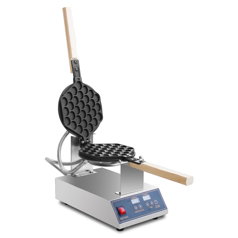 Commerciale Digital Bubble Waffle Machine Egg Waffle Maker Hong Kong Egg Waffle Eggettes Baking Snack Gaufles Puff Cake Iron Pan
