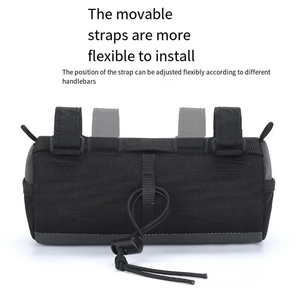 Borsa da manubrio per bici da 1,5 litri portatile riflettente - immagine 5