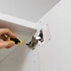10Pcs Door Hinge Stainless Steel Door Hinges Cabinet Hinge Repair Plate Kit Doors Wooden Box Home Furniture Hardware 6