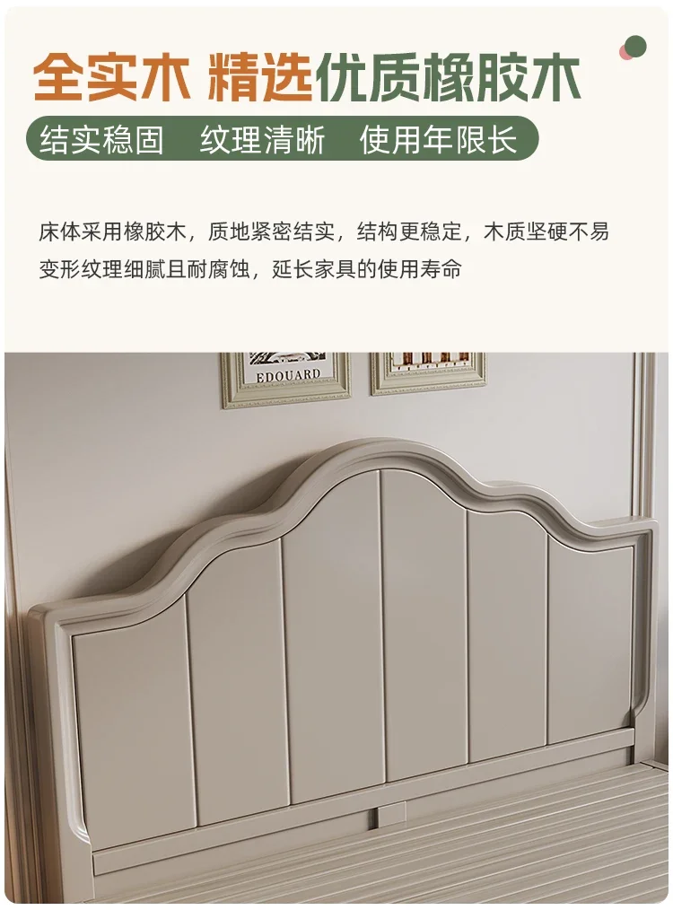 Adult Modern Double Bed Frame Storage Space Luxury King Size Bed Bases Bedroom Headboards Letto Matrimoniale Home Furniture