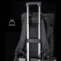 Men's Travel Bag 15.6inch Laptop Computer Backpack Outdoor Waterproof Camping Hiking School Bag College Business Rucksack - Image 4