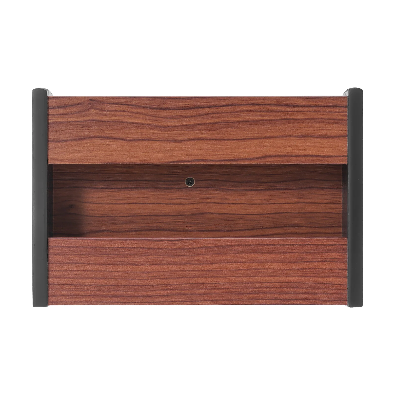 Wunderschöner, exquisiter Stifthalter mit Holzmaserung, 5 Fächern unterschiedlicher Größe und einer Schublade für Arbeitszimmer, Schlafzimmer, Büro – Detail 5