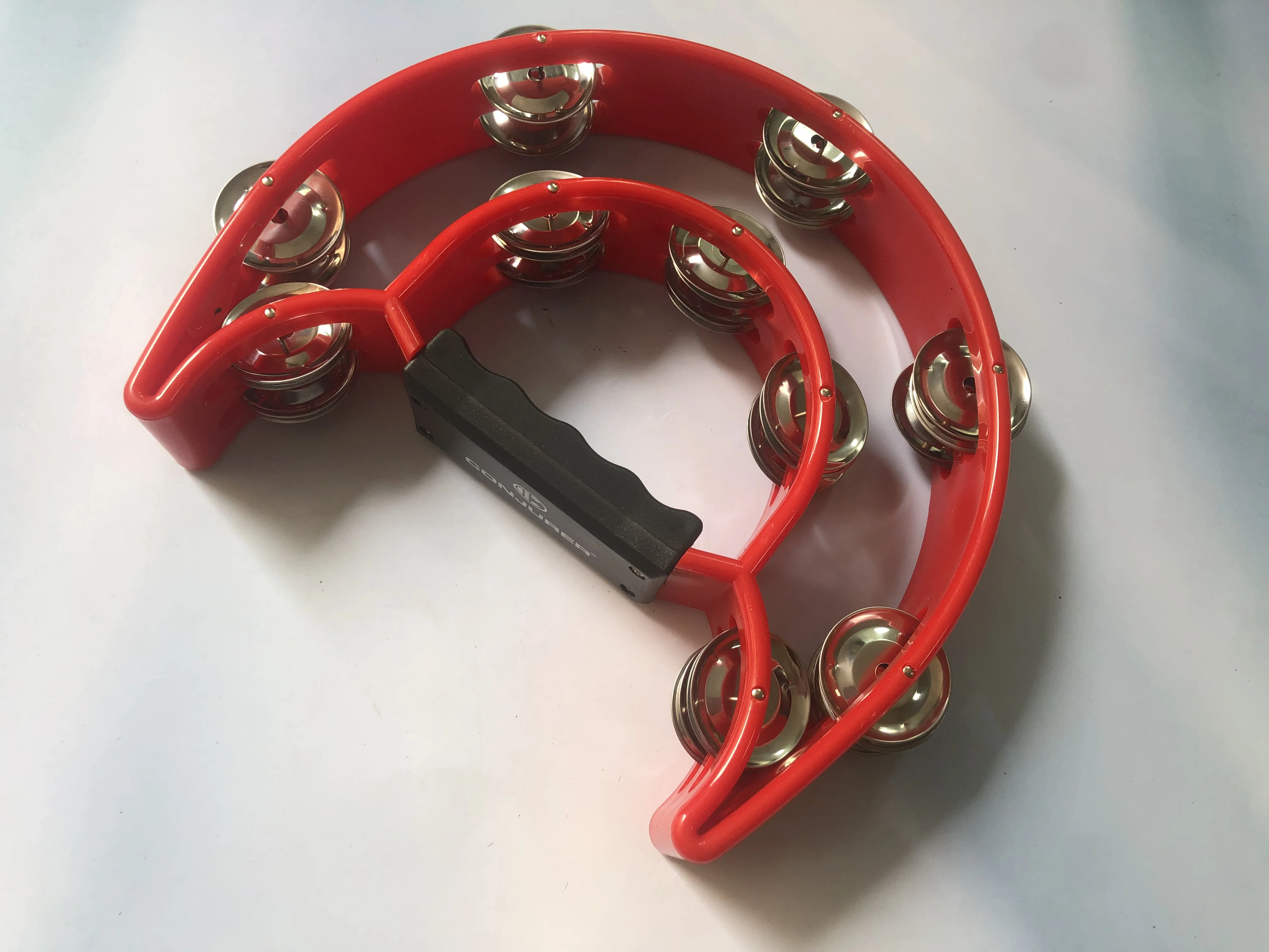 Hand Bell Orff Tambourine Layer Tambourine Five Colors Percussion Instrument Kids Musical Gift Educational Toys Party