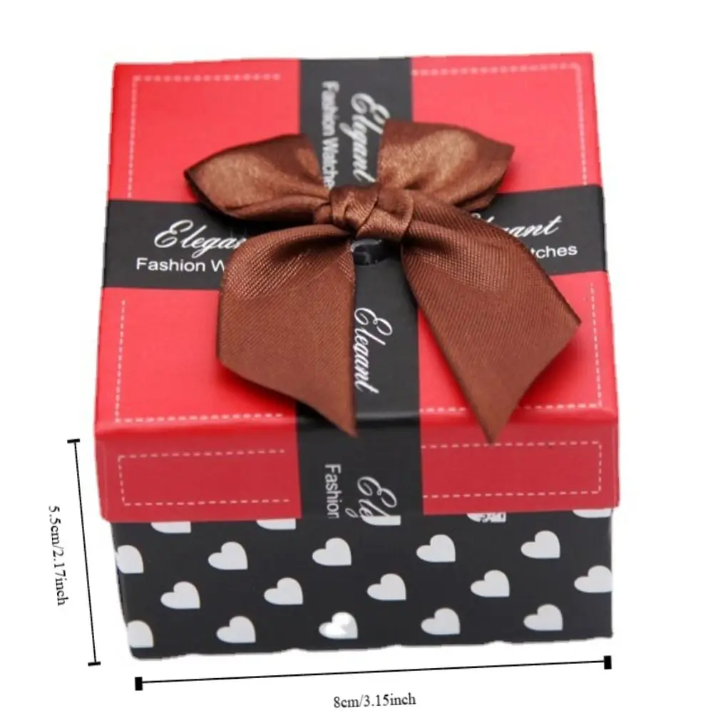Simplicity Paper Watch Case Fall prevention Wear-resisting Bow Paper Box Durable Cartoon Bracelet Packaging Box