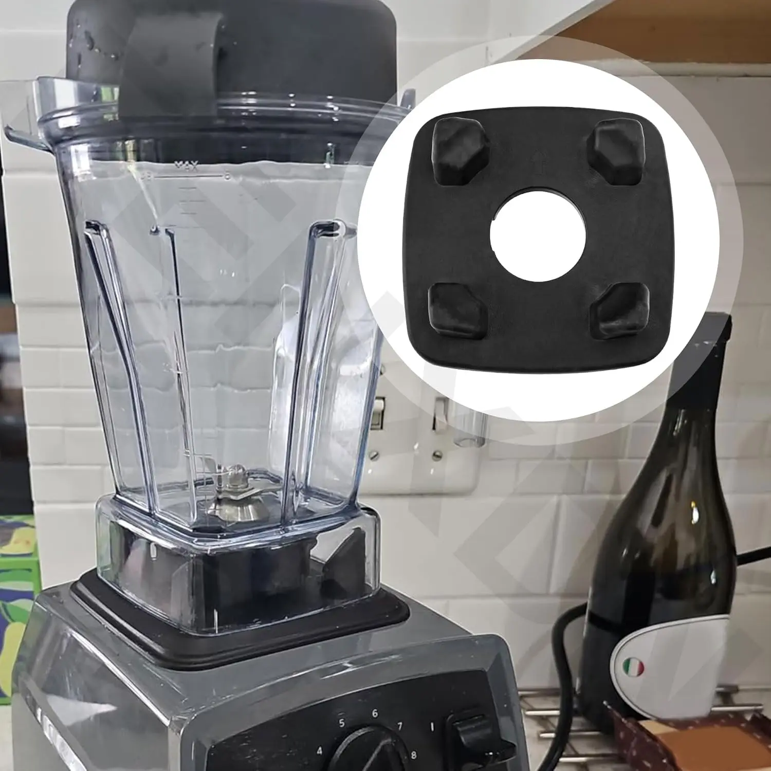 Vitamix 64oz 48oz 32oz 블렌더 컨테이너용 센터링 패드 소음 감소 교체 부품은 791 890 블렌더 액세서리를 대체합니다.