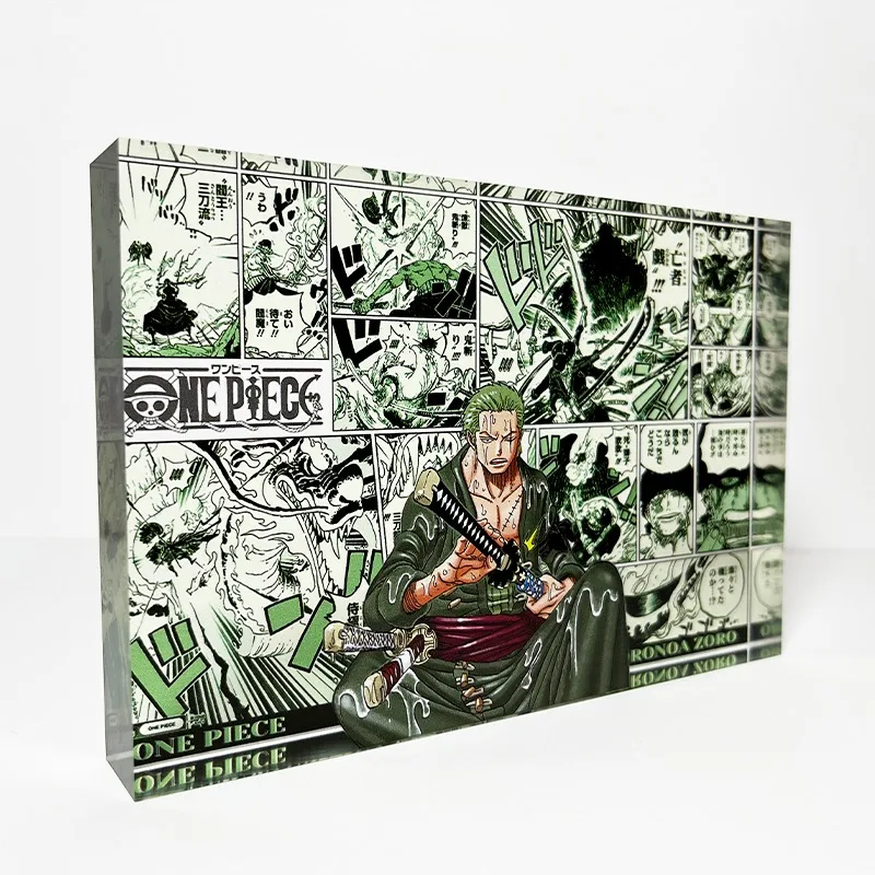 One Piece TCG Display Brick Canvas Manga Zoro 3Sword style