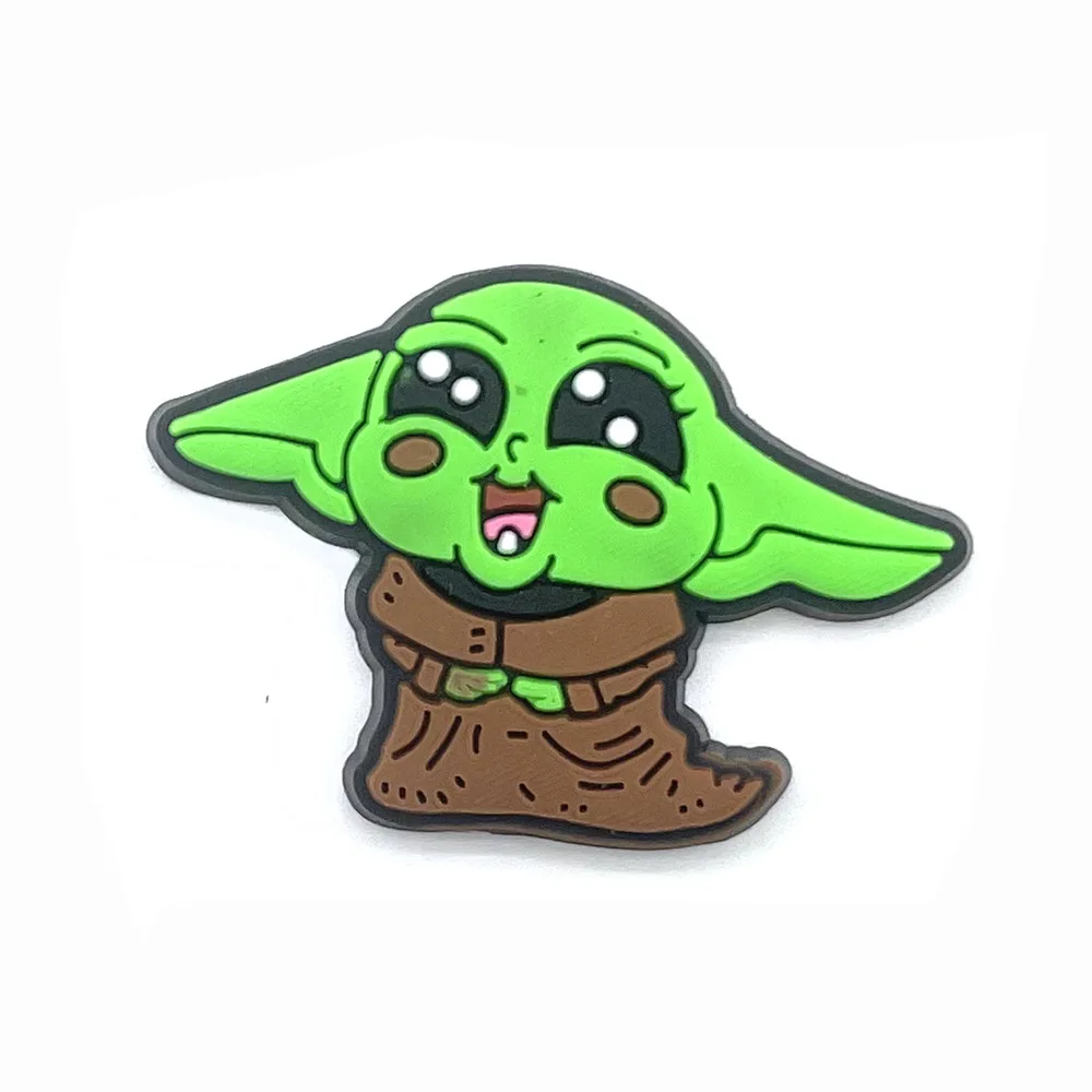 Star Wars Yoda Shoe Charms 25Styles For Croc Shoes Accessories Slipper Water Shoes DIY Decor for Crocs Kids Gift shoe charms,shoe decorations,garden shoe accessories