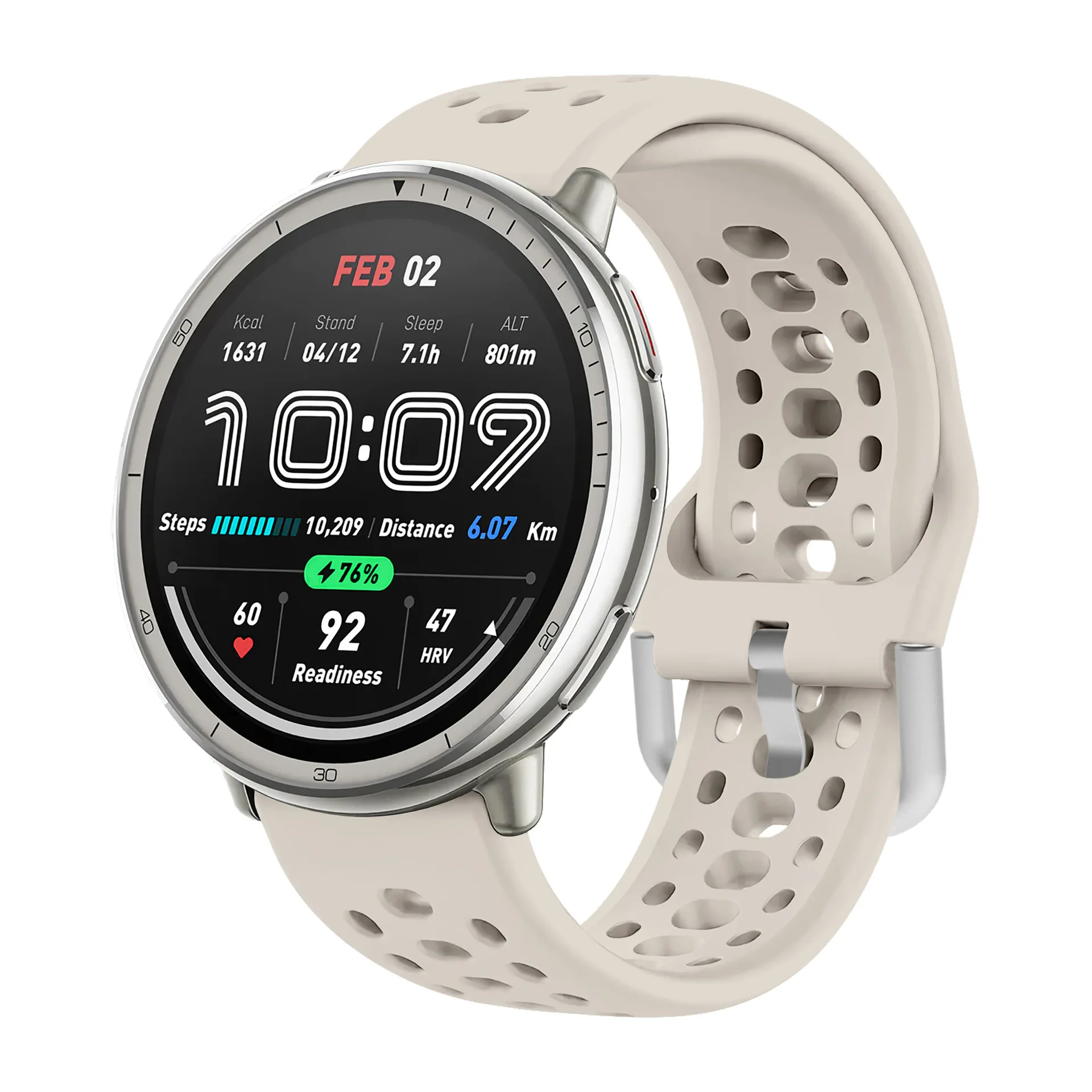 Enhanced Silicone Sport Strap - Breathable and Comfortable Watchband Accessory