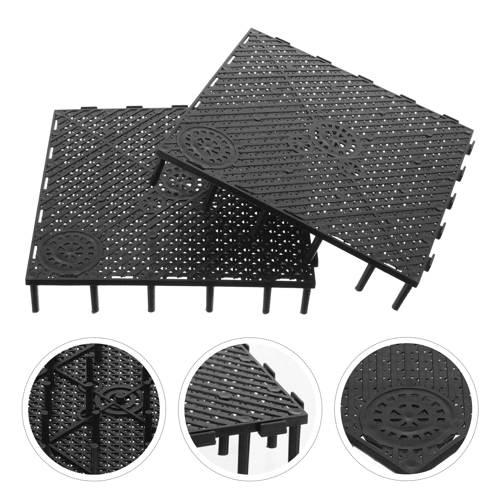 

Aquarium Bottom Grid: Plate Tank Bottom Filter Aquarium Undergravel Filter Board Divider Tank Bottom- Black