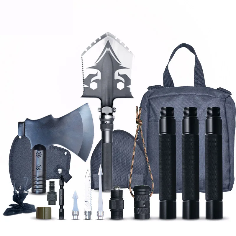 Survival Axe Shovel Car Equipment Tactical Shovel Multifunctional Tool Folding Tools Garden Gear Camping Equipment