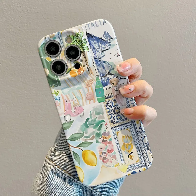 Creative Pattern Hard Cover Case