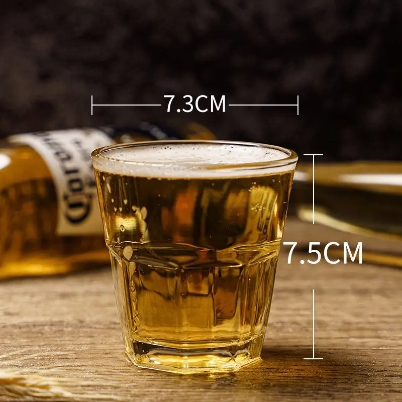 Beer Cup with Handle Glass Heat-Resistant Foam Tea Cup Household Glass Thickened Large Capacity Tea