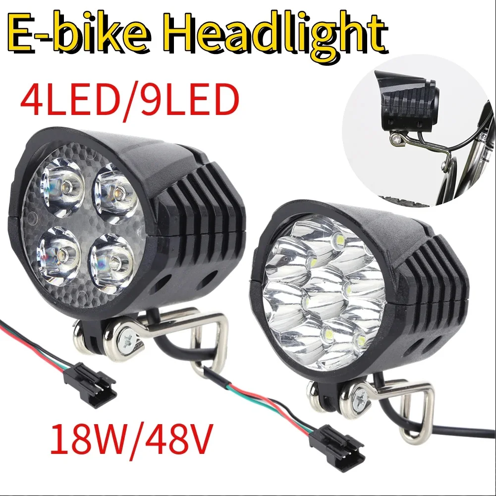 2IN1EBikeHeadlightwithHornBikeFlashligtWaterproofMotorcycle