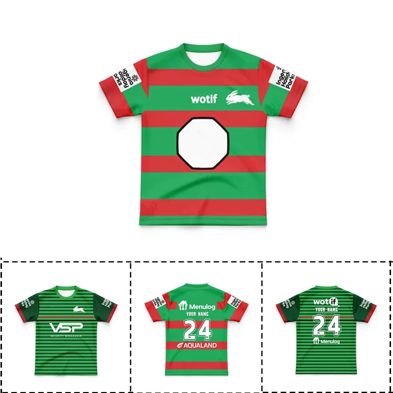 

20224 г., Южный Сидней раббитокс, детский дом/выезд, Джерси для регби 16 # -- 26 #