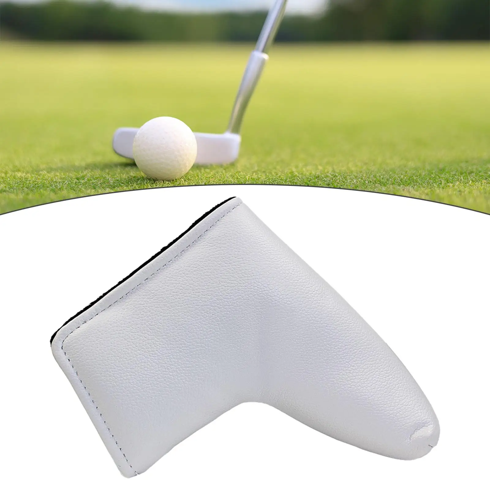 

Golf Club Cover Golf Club Head Cover Funny Protective Guard Wrap Comfortable Lining Golf Putter Head Cover for Most Putter Club